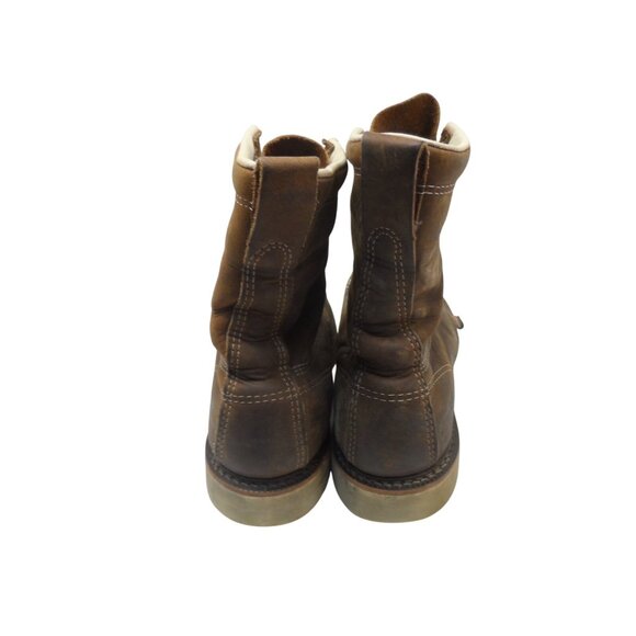 Thorogood Mens 8" Steel Toe Wedge Sole Work Boot (U.S.A.) 804-4478 Brown 10.5 2E - Picture 3 of 8